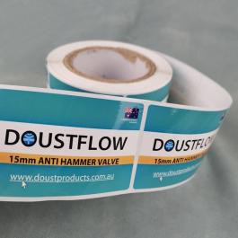 塑料防水不干膠標簽