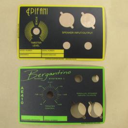 磨砂膠片電器標(biāo)簽