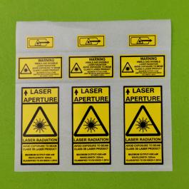 激光機(jī)警示標(biāo)簽