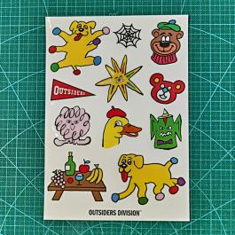 卡通貼紙印刷定制